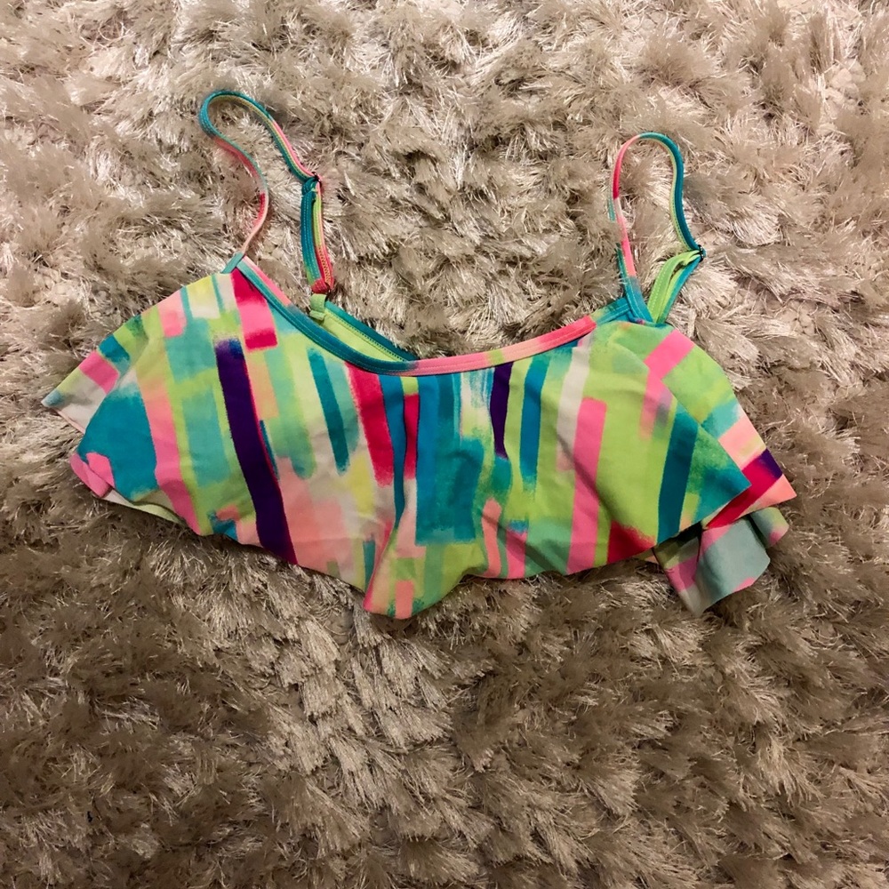 Target Flounce Bikini Top